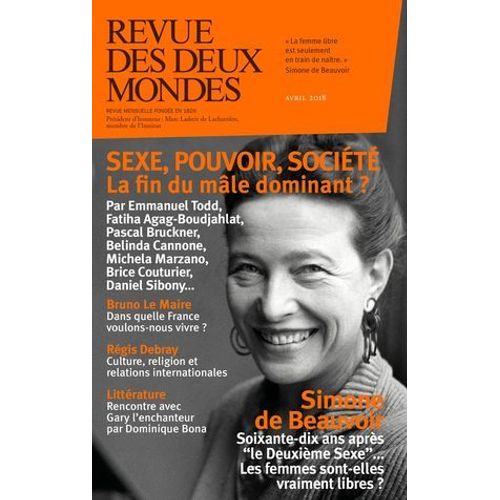 Revue Des Deux Mondes Avril 2018  