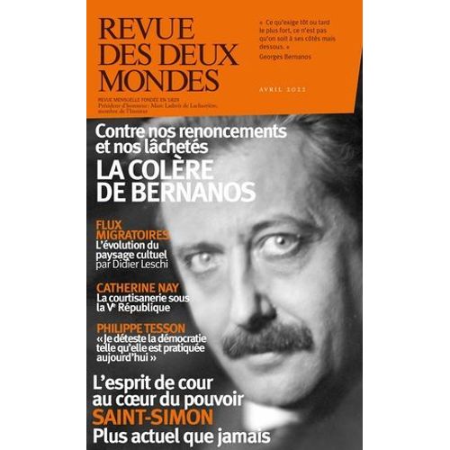 Revue Des Deux Mondes Avril 2022  
