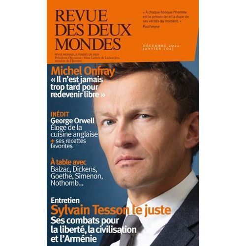 Revue Des Deux Mondes Dcembre 2022-Janvier 2023  