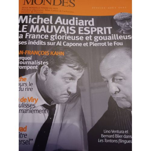 Revue Des Deux Mondes Juillet 2022 - Le Mythe Audiard   de Collectif 