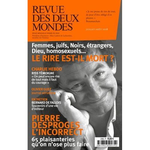 Revue Des Deux Mondes Juillet Aot 2018  