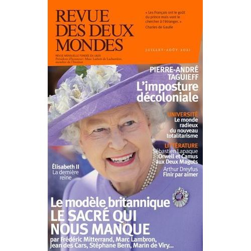 Revue Des Deux Mondes Juillet-Aot 2021  