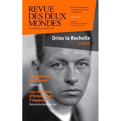 Revue Des Deux Mondes Mars 2014  