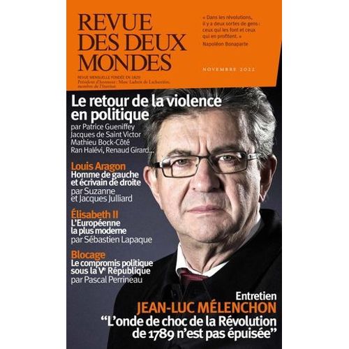 Revue Des Deux Mondes Novembre 2022  