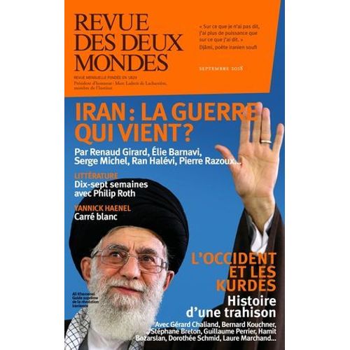 Revue Des Deux Mondes Septembre 2018  