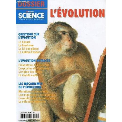 Revue - Dossier Pour La Science - Dossier Hors Serie - Janvier 1997 - L'evolution   de COLLECTIF  Format Broch 