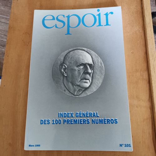 Revue Espoir - 101 - Mars 1995 - Index Gnral Des 100 Premiers Numros