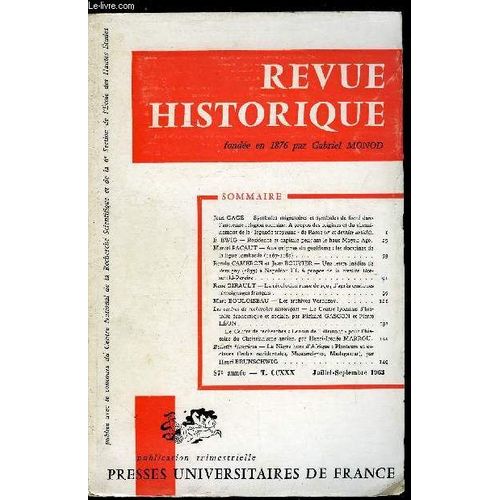 Revue Historique N 467 - Symboles Migratoires Et Symboles De Fixit Dans L Ancienne Religion Romaine. A Propos Des Origines Et Du Cheminement De La Lgende Troyenne De Rome (2e Et Dernier Article)(...)   de Collectif 