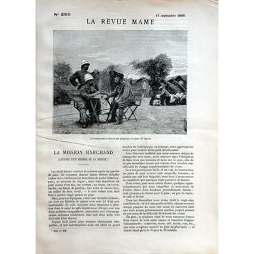 Revue Mame (La) N 259 Du 17/09/1899 - La Mission Marchand  -   Lettres D'un Membre De La Mission - Article De Claretie - La Peste De Florence