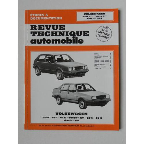 Revue Technique Automobile (Golf / Jetta)   de COLLECTIF  Format Broch 