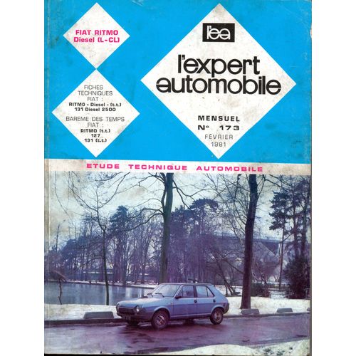 Revue Technique Automobile  N 173 : Revue Technique Fiat Ritmo L Et Cl Diesel