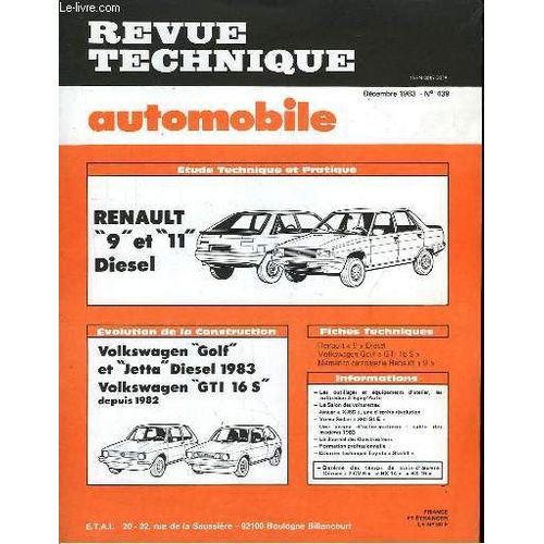 Revue Technique Automobile. N439   de Cromback Michel  Format Broch 