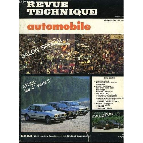 Revue Technique Automobile N448   de michel cromback  Format Broch 