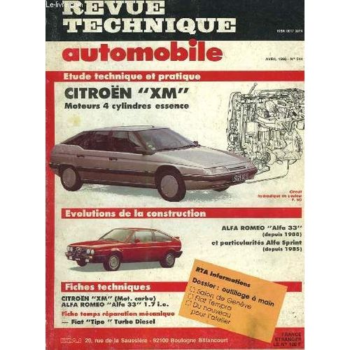 Revue Technique Automobile N514   de michel cromback