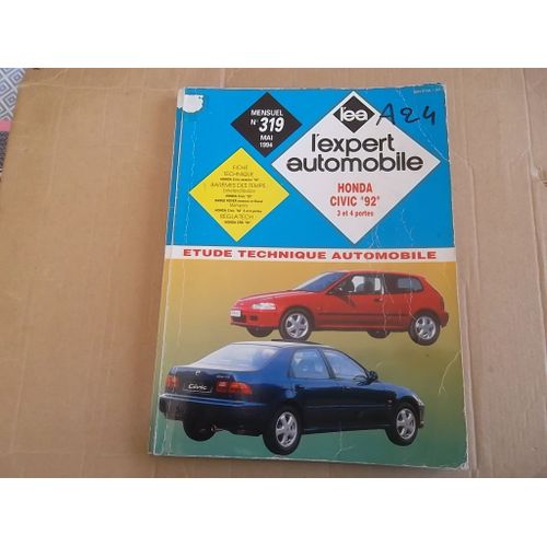Revue Technique Honda Civic Essence 1.3, 1.5, 1.6 - Ex - Lsi - Vei - Esi - Vti