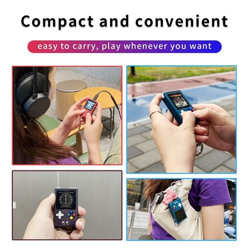 Rg Nano Mini Console De Portable Rtro 32g cran 1,54 Pouces Systme Linux Lecteur De Classique Cadeau Pour Enfants C