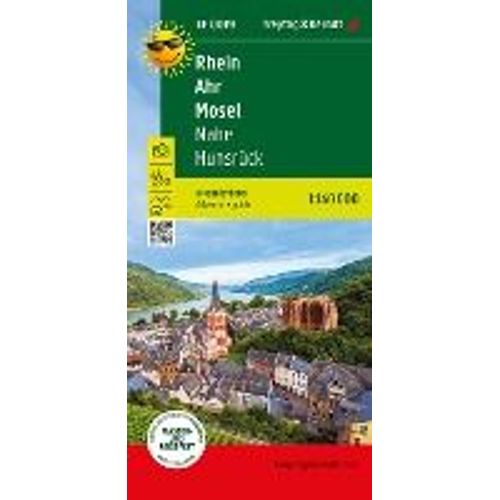 Rhein - Ahr - Mosel, Freizeitkarte 1:140.000, Freytag & Berndt    Format Carte Plan 