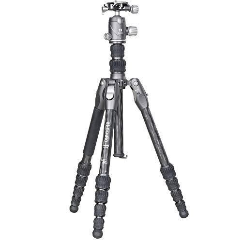 Benro Trpied Rhino Carbon Fibre Zero Series Tripod/Monopod with VX20 Ballhead, 5 Leg Sections, Twist Leg Locks, Padded Carrying Case