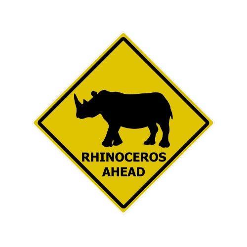 Rhinocros Drapeau Autocollant Sticker Logo 111 Voiture Moto Viking Raven - Violet - 17 Cm