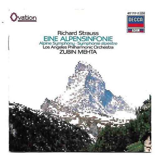 Richard Strauss (1864-1949) : Eine Alpensinfonie Op 64 Une Symphonie Alpestre 1915 Par Los Angeles Philharmonic Orchestra Orchestre Philharmonique De Los Angeles Dir Zubin Mehta - Richard Strauss (1864-1949) : Eine Alpensinfonie Op 64 Une Symphonie Alpestre 1915 Par Los Angeles Philharmonic Orchestra Orchestre Philharmonique De Los Angeles Dir Zubin Mehta