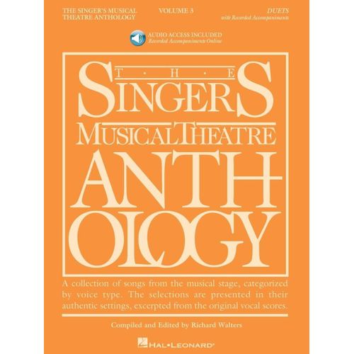 Richard Walters : Singer's Musical Theatre Anthology: Duets Volume 3 Book/Cds - Recueil Avec Cd Chant Hl00001166 9781423447153