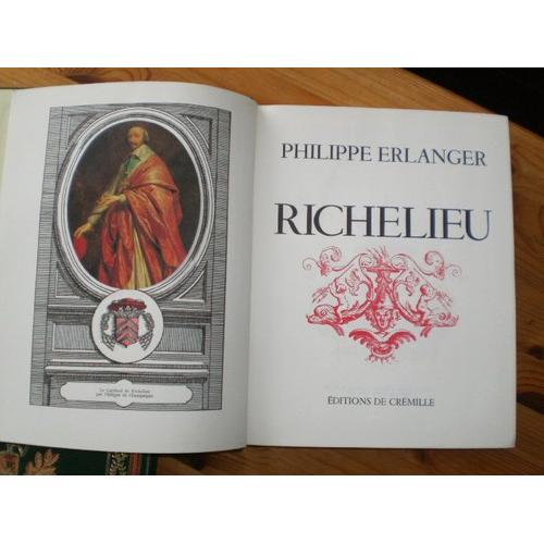 Richelieu   de Philippe ERLANGER  Format Cuir 