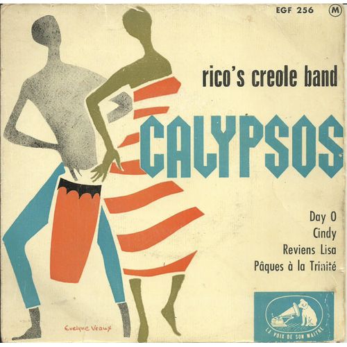 Rico's Creole Band Rico S: Calypsos Day O (E. Darling, B. Carey, A. Arkin) - Cindy (B. Carron, Burt Hong) / Reviens Lisa (Rolf Marbot) - Pques A La Trinit (Rolf Marbot) - 