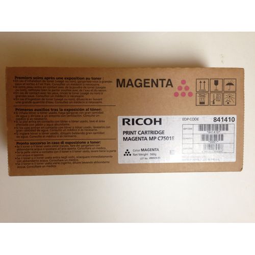 Ricoh - Magenta - Originale - Cartouche De Toner - Pour Gestetner Mp C6501; Nashuatec Mp C6501; Nrg Mp C6501; Rex Rotary Mp C6501
