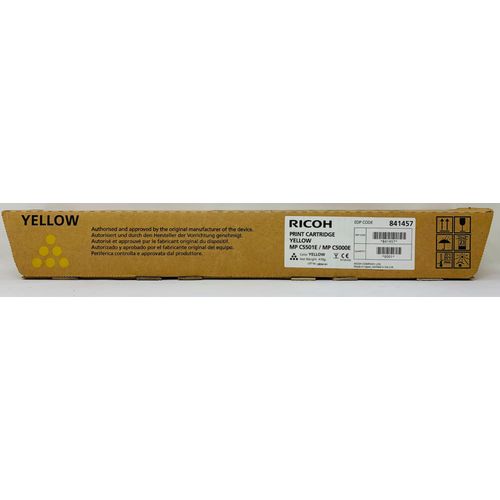 Ricoh Mp C5501e - Jaune - Originale - Cartouche De Toner - Pour Ricoh Aficio Mp C4501, Aficio Mp C5501, Aficio Mpc 5501ad