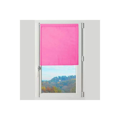 Rideau Brise Bise - 60 X 60 Cm - Lisa - Diffrents Coloris - Fuchsia Fuchsia