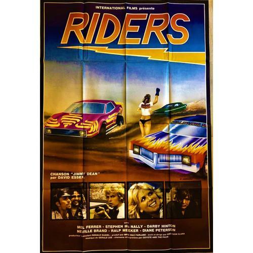 Riders - De Greydon Clark - Mel Ferrer - Affiche Originale Cinma - 120 X 160 - 1978 -