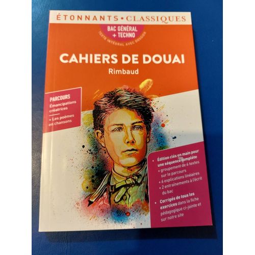 Rimbaud, Cahiers De Douai, (tonnants Classiques).   