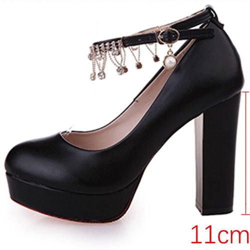 Rimocy-Escarpins  Lanires En Cristal Pour Femmes,Chaussures  Talons Super Hauts,Plate-Forme paisse,Chaussures  Talons Optiques,Fte De Mariage,Automne 2022 - 39