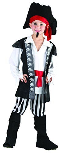 Rire Et Confetti Fibpir004 Deguisement Pour Enfant Costume Pirate De Haute Mer Garcon Taille M Rakuten