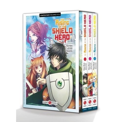 The Rising Of The Shield Hero - Coffret En 3 Volumes : Tomes 1  3    Format Tankobon 