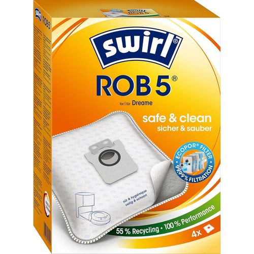 Rob 5 Ecopor Lot De 4 Sacs D'Aspirateur Pour Divers Modles De Robots Aspirateurs Dreame[X1180]