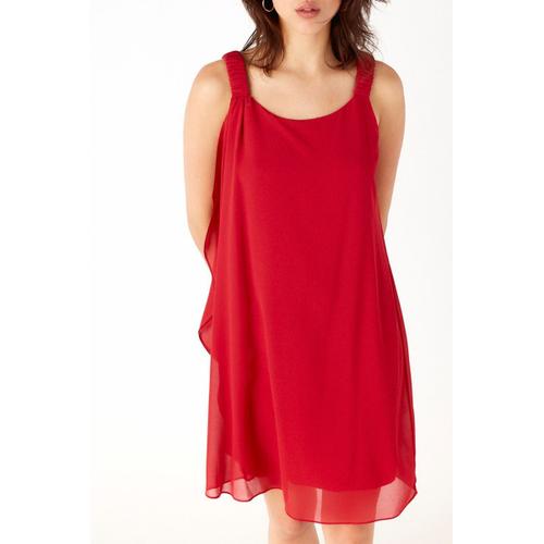 Robe Asymtrique Rouge