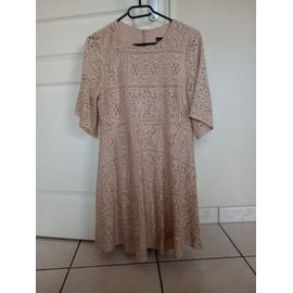 Robe beige ZARA taille M - Mode femme | Rakuten