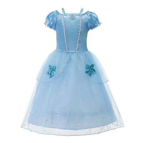 Robe De Princesse Elsa Anna Pour Filles,Costume De Reine Des Neiges,Robe De Bb,Vtements D'halloween,Vtements De Carnaval Ariel,Vtements De Cosplay Pour Enfants,Vtements De Fte-4-5t(120)-Dress M