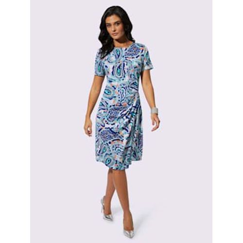 Robe En Jersey - Creation L - cru-Menthe Imprim