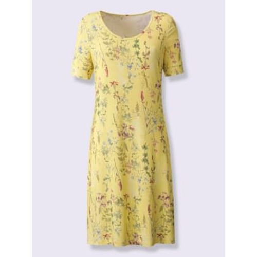 Robe En Jersey Qualit Viscose Douce - - Citron-Imprim