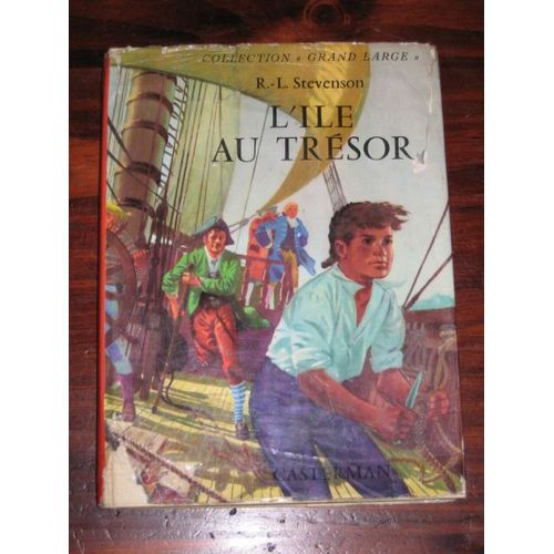 L'ile Au Tresor   de ROBERT-LOUIS STEVENSON  Format Livre-tissu 