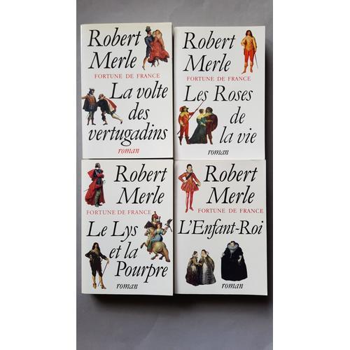 Robert Merle - Lot De 4 Livres   de Robert Merle 