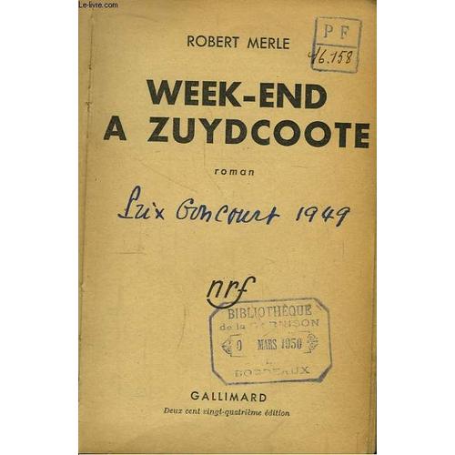 Week End A Zuydcoote Livre Ancien Rakuten