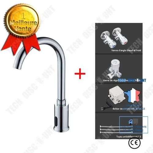 Robinet  Induction Automatique Intelligent Tout En Cuivre Zero-Touch Laveur  Main Rotatif Infrarouge Chaud Et Froid