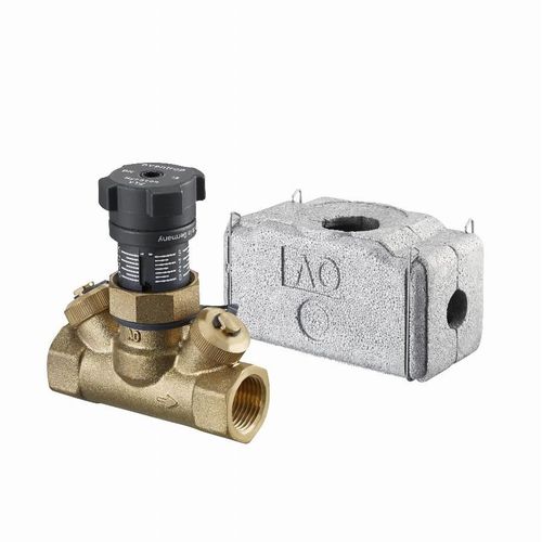 Robinet d'quilibrage OVENTROP Hycocon VTZ - PN 16 DN 25, Rp ? F, avec prises de pression et robinets de vidange
