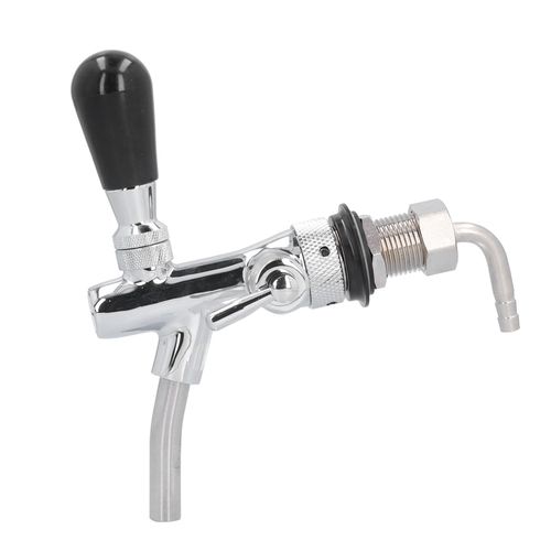 Robinet De BièRe G5/8 En Laiton Et Acier Inoxydable, RéGlable, Bonne éTanchéIté, Robinet De FûT De BièRe Pour Bars, HôTels Et Restaurants