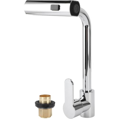 Robinet De Cuisine,Robinet De Cuisine Extensible Avec 3 Types De Jets,Robinet D'vier De Cuisine,Rotatif  360,Mitigeur Monocommande Haute Pression De Cuisine En Acier