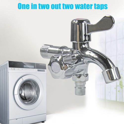Robinet en cuivre pour Machine  laver, entre unique, 2 sorties, maison, 4 Points, 6 Points de Long, 3 voies