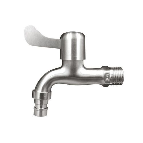 Robinet mural en acier inoxydable pour Machine  laver, lave-linge, salle de bain, robinet de jardin, Machine  laver, robinet de balcon
